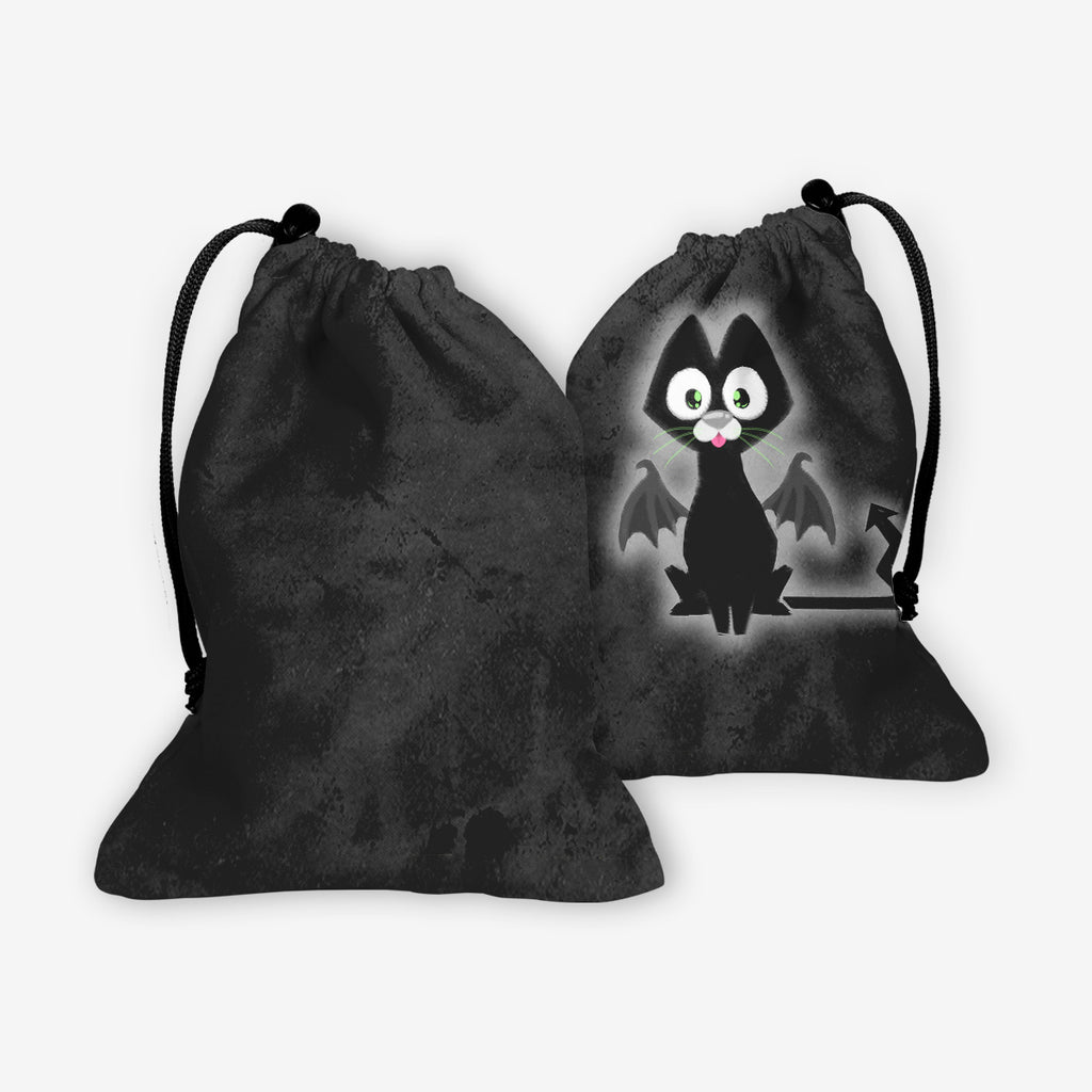Derpy Bat Cat Dice Bag