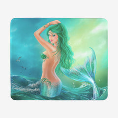 Mermaid in the Waves Mousepad