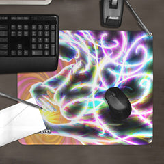Aurora Borealis Woman Mousepad