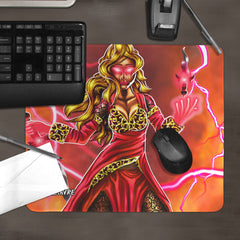 Red Mage Lightning Mousepad