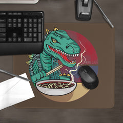 Dinosaur Eating Ramen Mousepad
