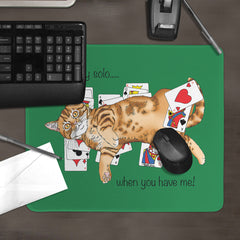 Solitaire Cat Mousepad