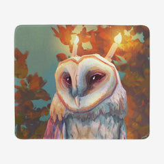 Candle Owl Mousepad