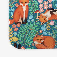 Little Foxes in a Fantasy Forest Mousepad