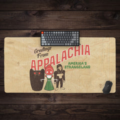 Greetings From Appalachia Vintage Extended Mousepad