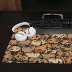 Pile Of Jack O' Lanterns Extended Mousepad