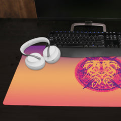 Twin Dragons Tattoo Extended Mousepad