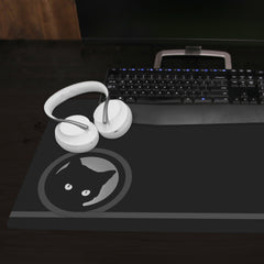Lucky Black Cat Extended Mousepad