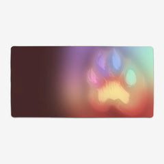 Neon Fire Beans Extended Mousepad