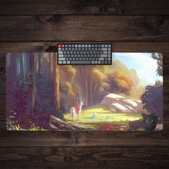 Lotus Quest Forest Extended Mousepad