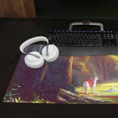 Lotus Quest Forest Extended Mousepad