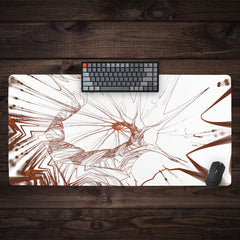 Spiral Splat Extended Mousepad