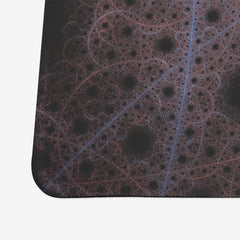 Purple Circles Extended Mousepad
