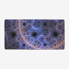 Purple Circles Extended Mousepad