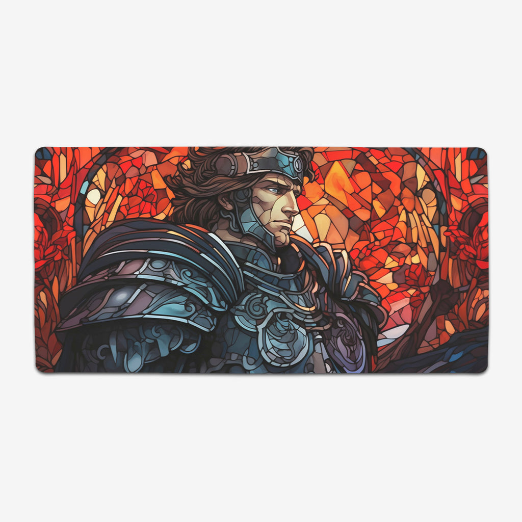 Ares Stained Glass Extended Mousepad