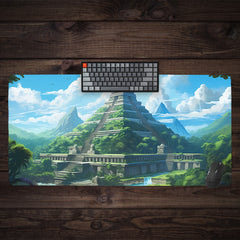 Mayan Temple Extended Mousepad