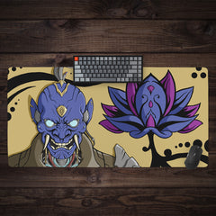 Oni Of The Lotus Extended Mousepad