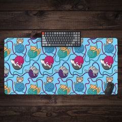 Cats And Yarn Extended Mousepad