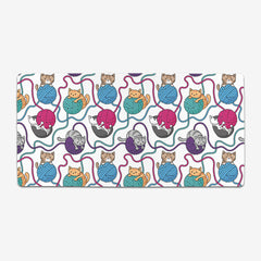 Cats And Yarn Extended Mousepad