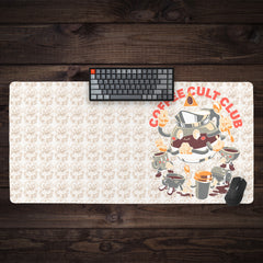 Holy Coffee Club Extended Mousepad