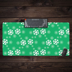 Chipper Snowflakes Extended Mousepad