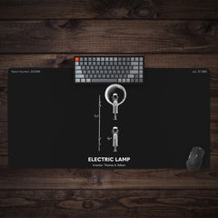 Electric Lamp Extended Mousepad
