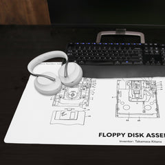 Floppy Disk Assembly Extended Mousepad