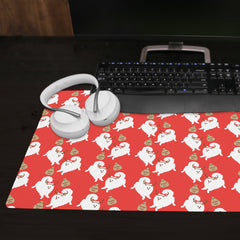 Fluffy Reindeer Extended Mousepad