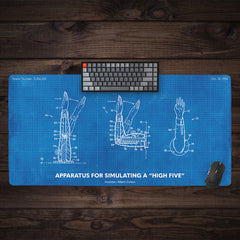 High Five Machine Extended Mousepad