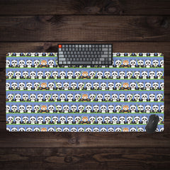 Panda, Panda, Red Panda Extended Mousepad