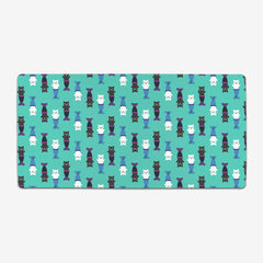 Purrfect Mermaids Extended Mousepad