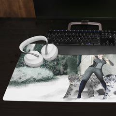 She Is Defiant Extended Mousepad