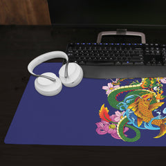 Dragon And Koi Extended Mousepad