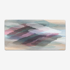 Colored Watercolor Clouds Extended Mousepad