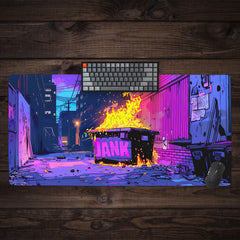 Jank Fire Extended Mousepad