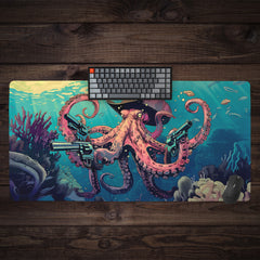 Octopus Gunslinger Extended Mousepad