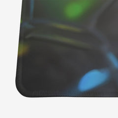 Rainbow Raccoon Stained Glass Extended Mousepad