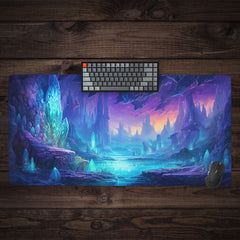Blue Mana Crystals Extended Mousepad