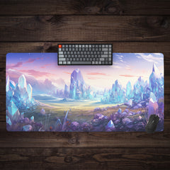 White Mana Crystals Extended Mousepad