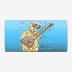 The Indian Sitar Player Extended Mousepad
