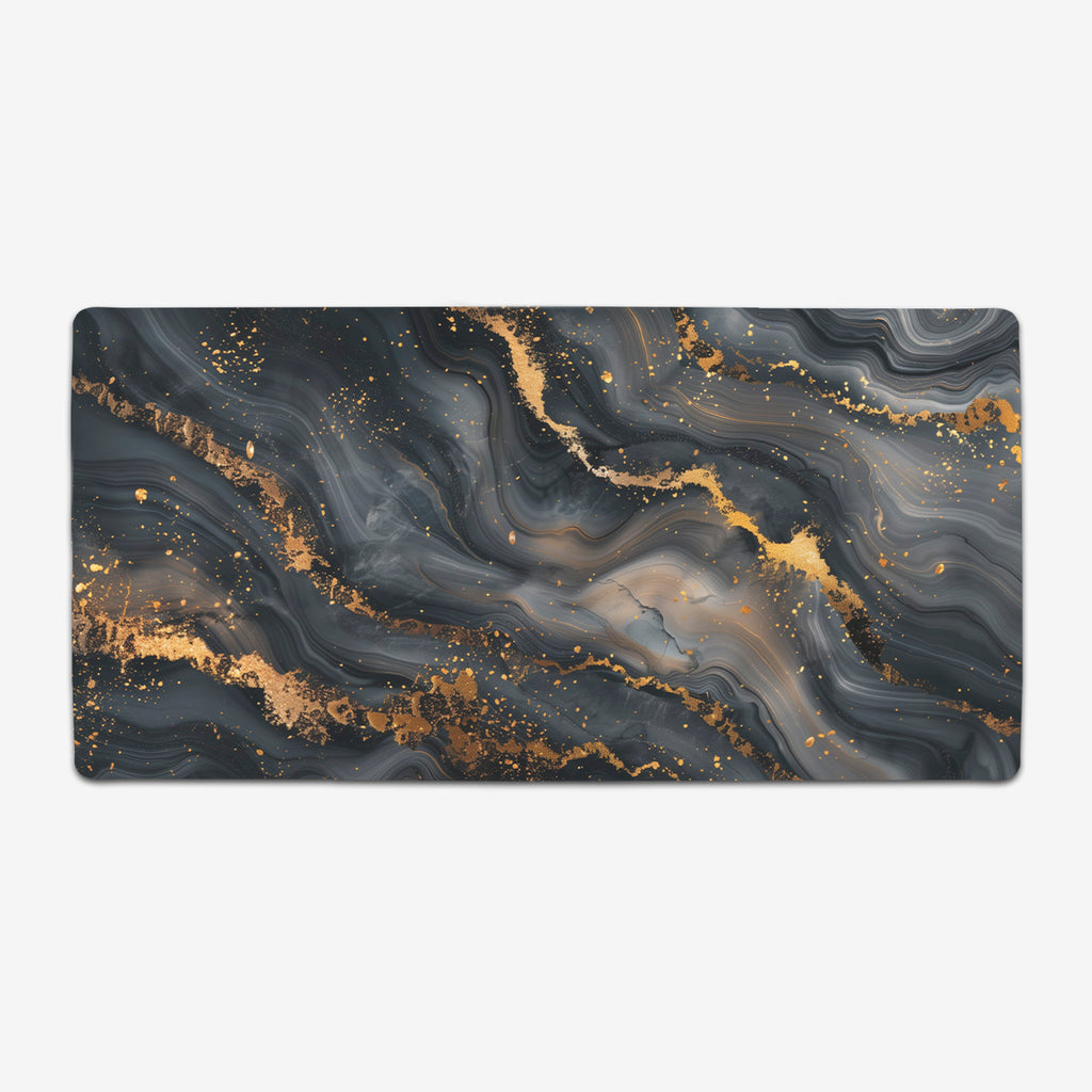 Black And Gold Extended Mousepad