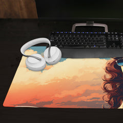 Hollywood Girl Extended Mousepad