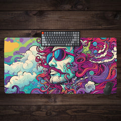 Trippy Hippy Extended Mousepad