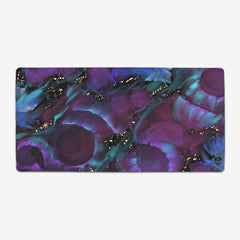 Purple Craters Extended Mousepad