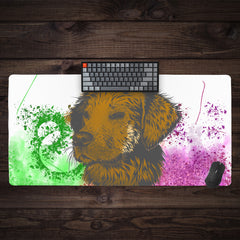 Dog Pop Art Extended Mousepad