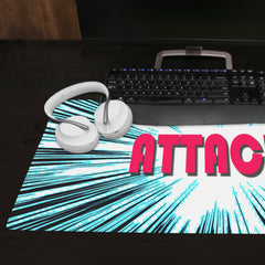 Comic Attack Extended Mousepad