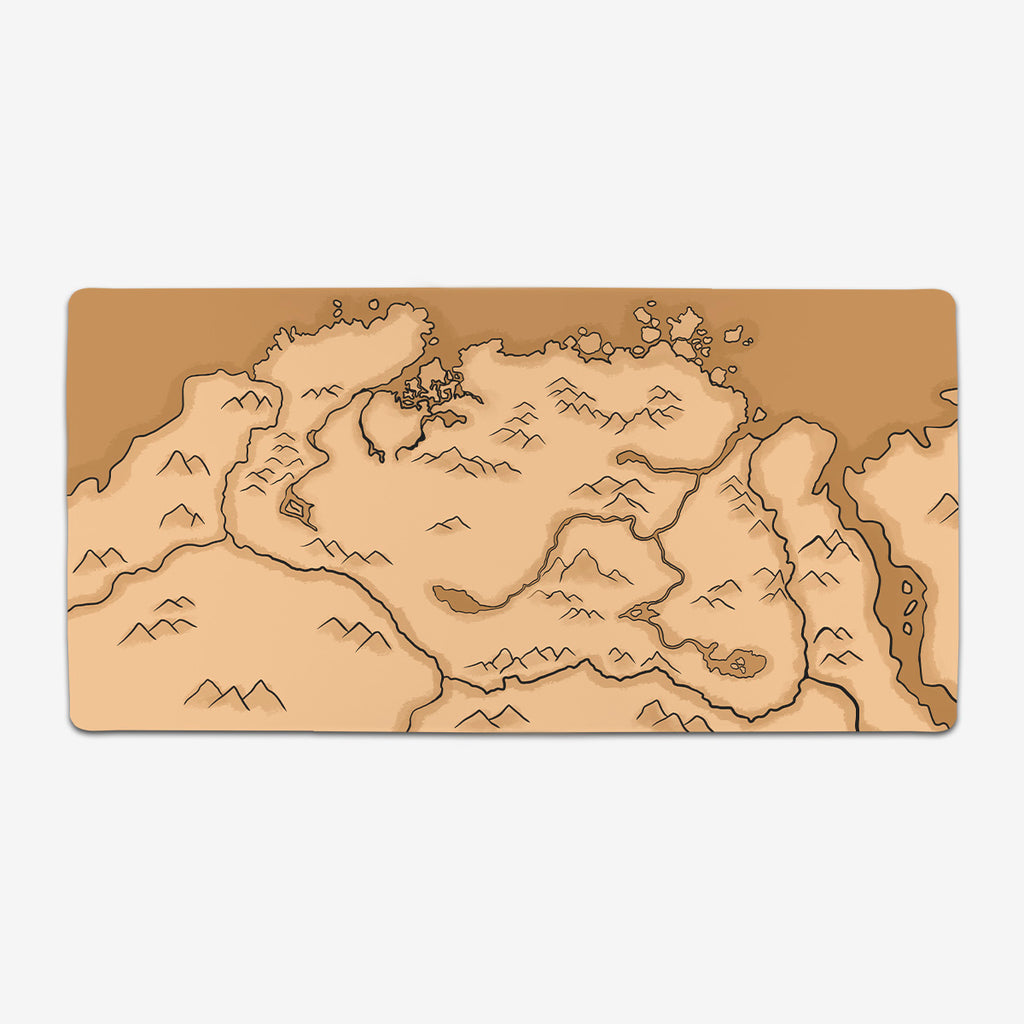 The Dragonborn's Map Extended Mousepad