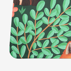 Little Foxes in a Fantasy Forest Extended Mousepad