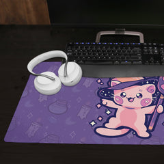Witchy Cat Extended Mousepad
