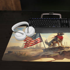 Goodest Boy In The Wasteland Extended Mousepad